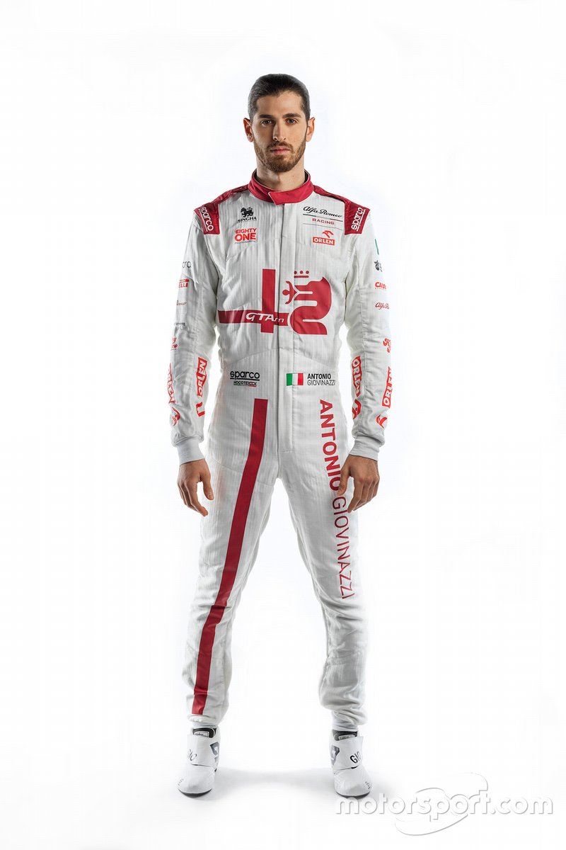 Antonio Giovinazzi, Alfa Romeo 2020 Race Suit