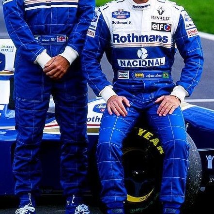 Ayrton Senna Rothman 1994 Embroidered Patches racing suit