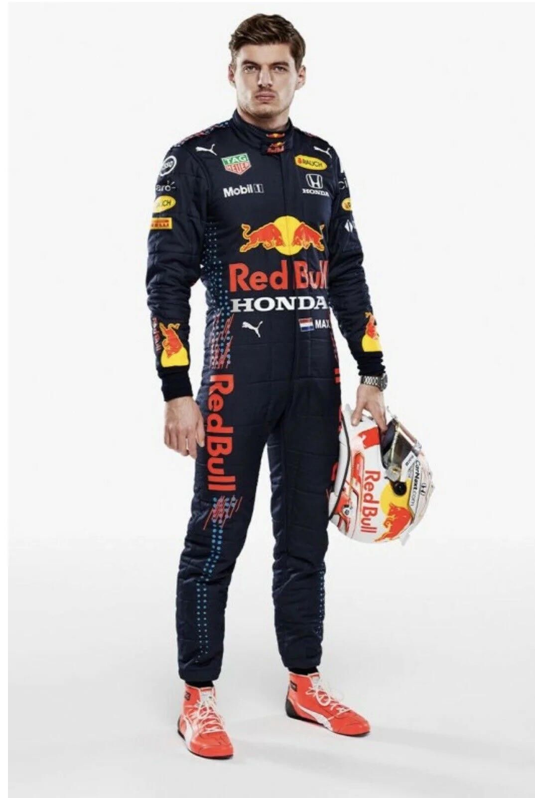 F1 MAX 2021 Red Bull Printed Go Kart Suit
