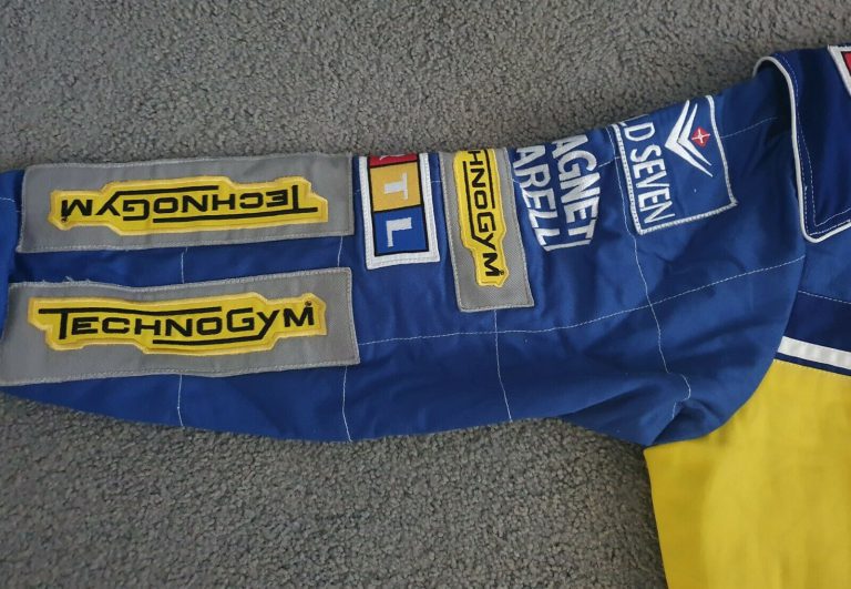 F1 MICHAEL SCHUMACHER BENETTON Embroidered go kart race suit 4