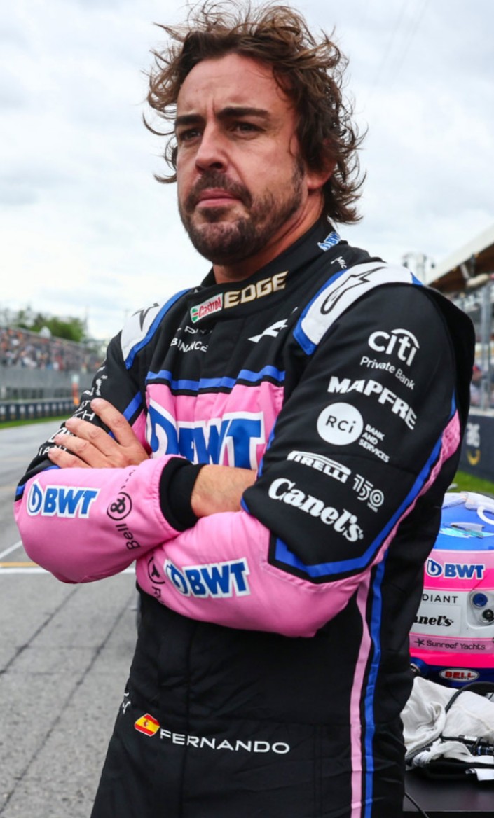 Fernando Alonso 2022 race suit