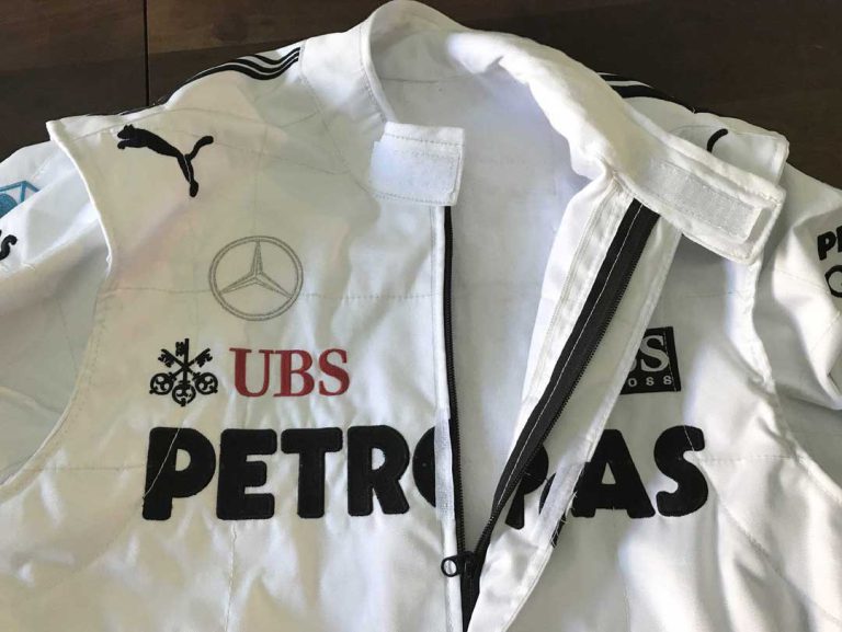 Lewis Hamilton 2017 AMG Replica Embroidered go kart race suit 3