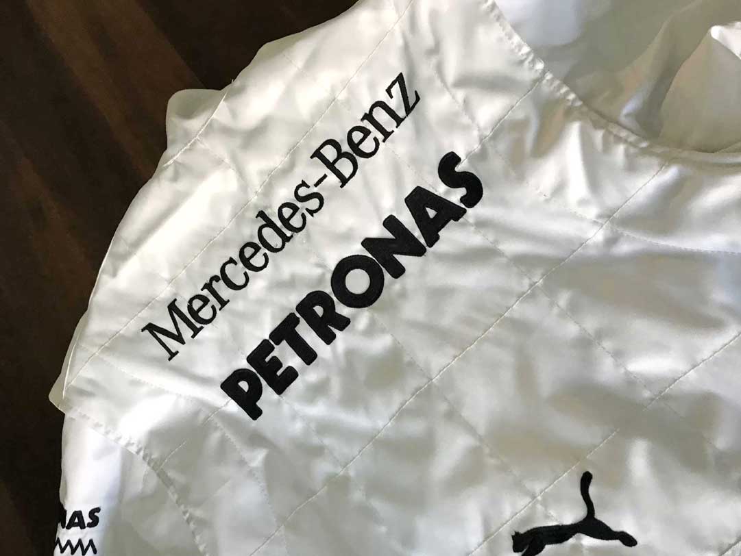 Lewis Hamilton 2017 AMG Replica Embroidered go kart race suit 4
